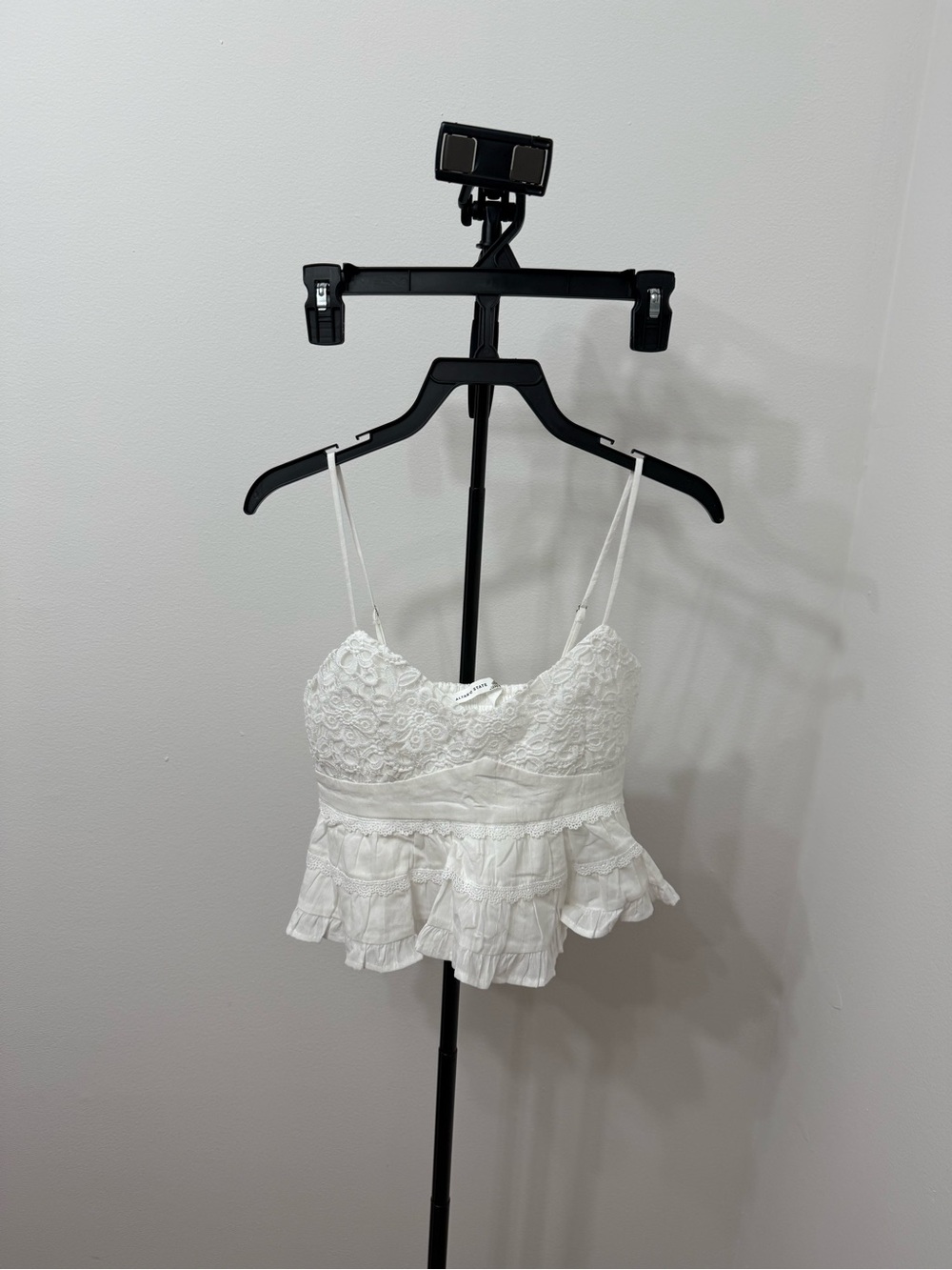 Altar'd State White Lace Ruffle Cami - Picture 3 of 5